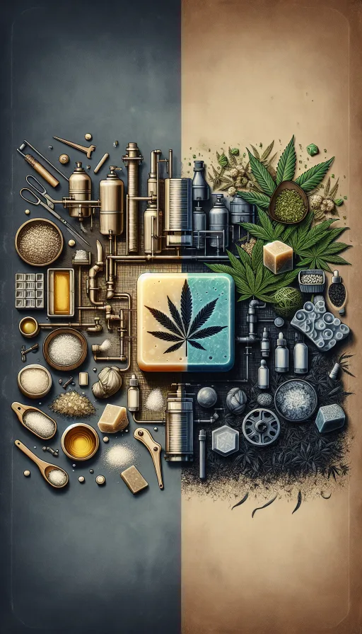Jabón Industrial VS Jabón Natural Con CBD